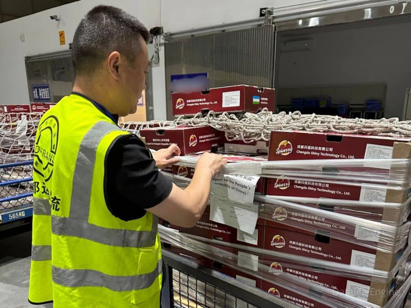 Farg‘ona viloyatidan yuborilgan yangi gilosning birinchi partiyasi Xitoyning Chendu shahriga yetib keldi.